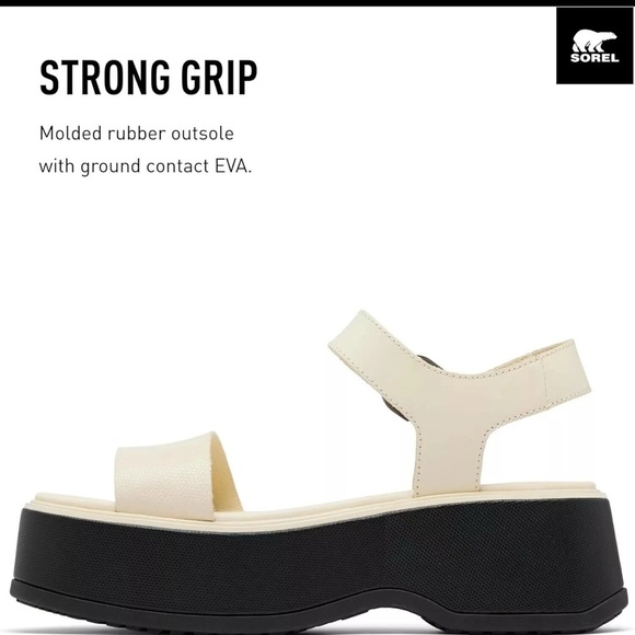 NEW Sorel Women's Dayspring Ankle Strap Platform Sandals 8.5 - Picture 4 of 10
